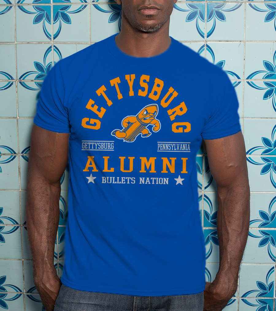 Gettysburg Pennsylvania Alumni Bullets Nation T-Shirt