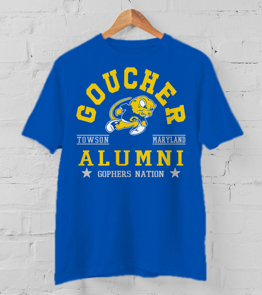Goucher College Towson Maryland Alumni Gophers Nation T-Shirt