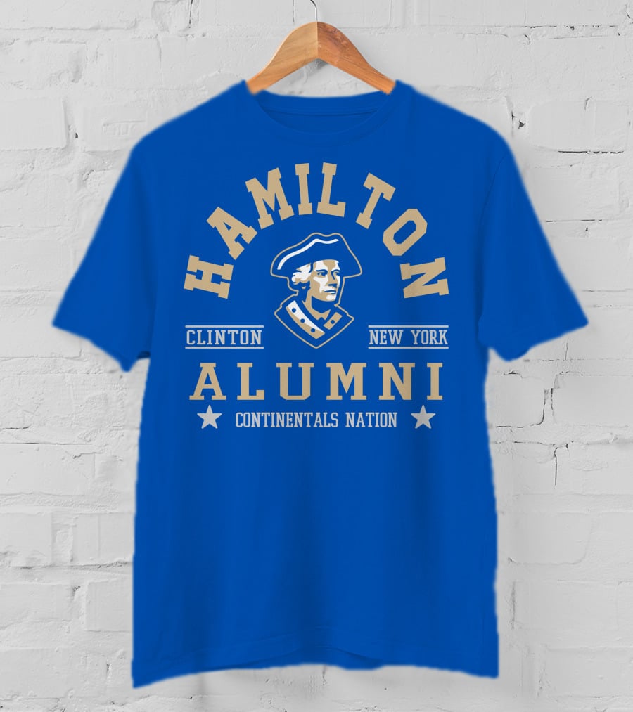 Hamilton Alumni Clinton New York Continentals Nation T-Shirt