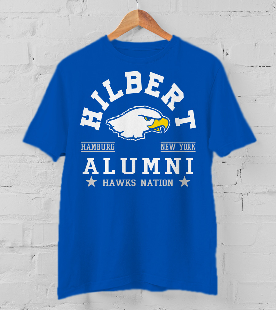 Hilbert Alumni Hamburg New York Hawks Nation T-Shirt