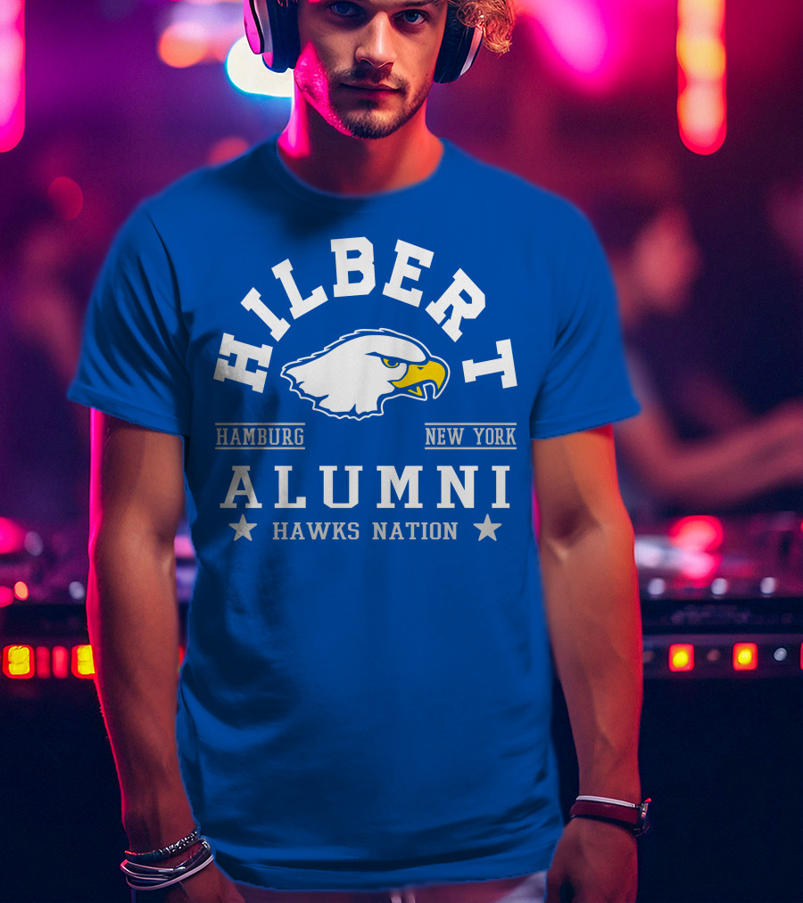 Hilbert Alumni Hamburg New York Hawks Nation T-Shirt