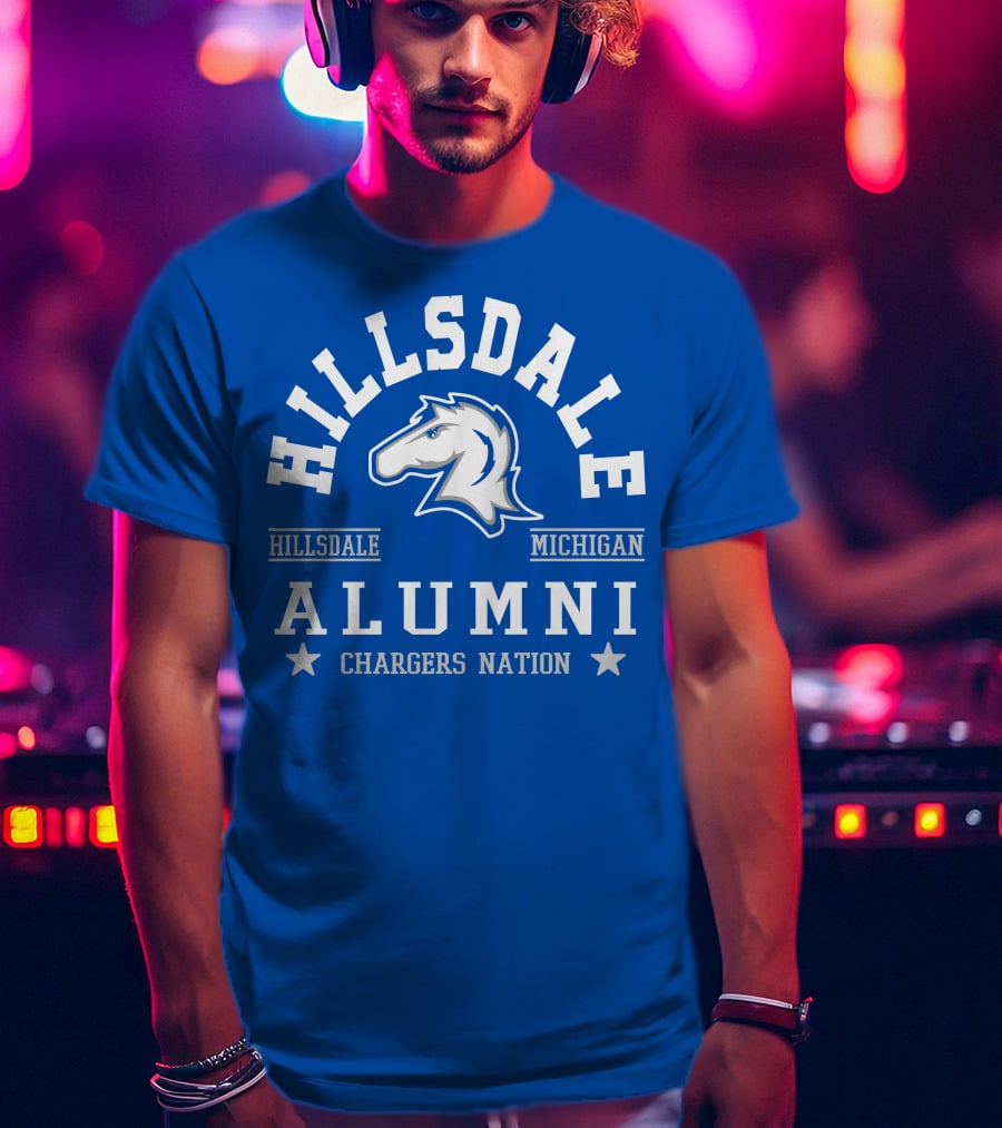 Hillsdale Chargers Nation Alumni Michigan T-Shirt