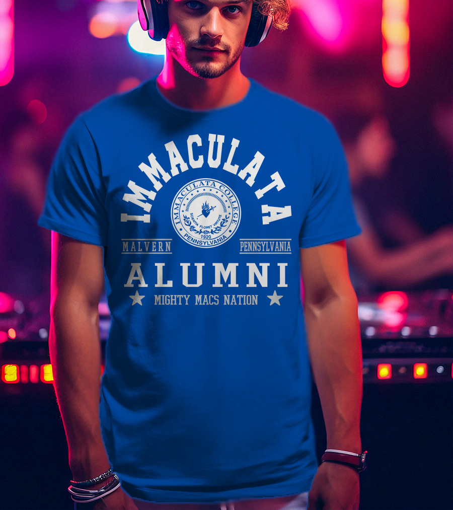 Immaculata College Alumni Mighty Macs Nation Malvern Pennsylvania T-Shirt