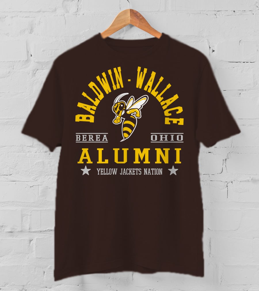 Baldwin Wallace Berea Ohio Alumni Yellow Jackets Nation T-Shirt