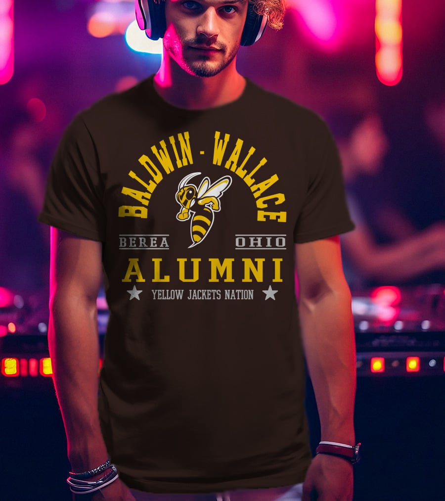 Baldwin Wallace Berea Ohio Alumni Yellow Jackets Nation T-Shirt