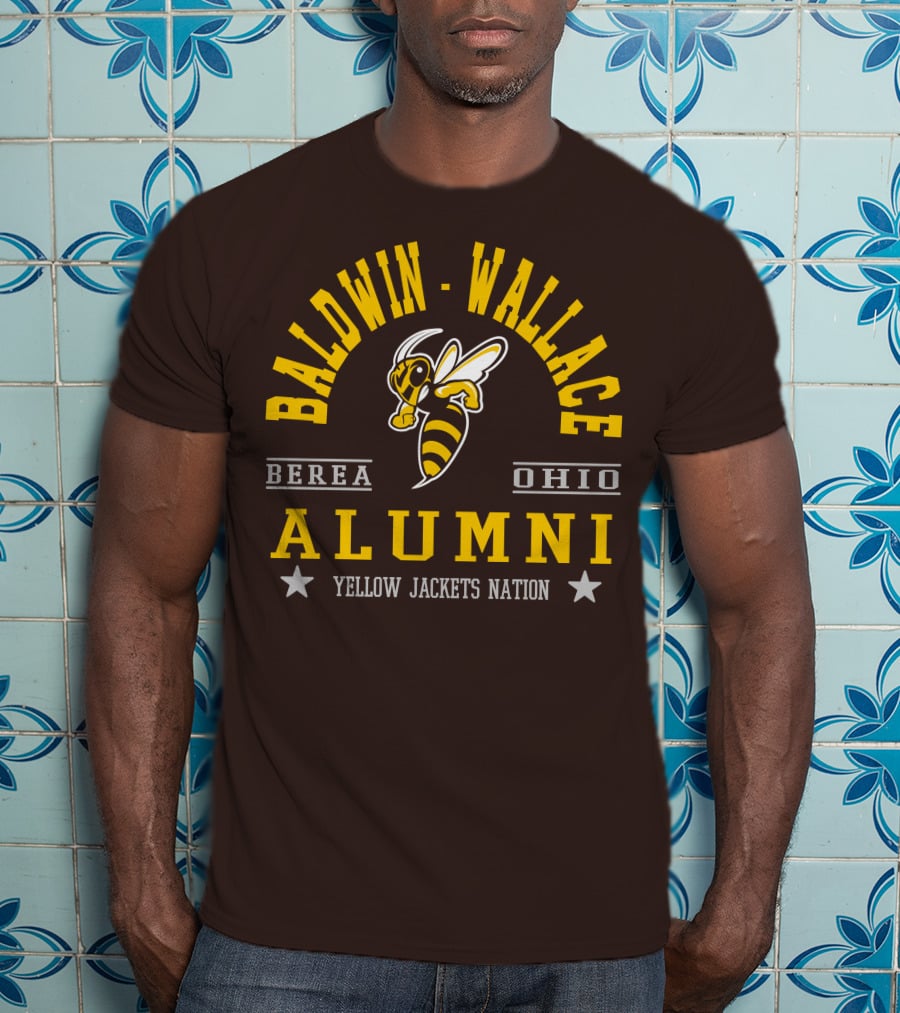Baldwin Wallace Berea Ohio Alumni Yellow Jackets Nation T-Shirt