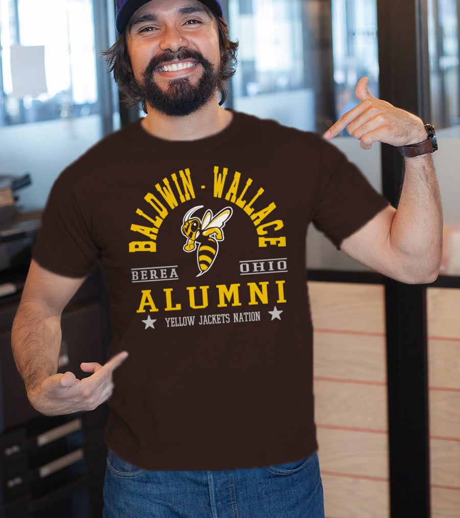 Baldwin Wallace Berea Ohio Alumni Yellow Jackets Nation T-Shirt
