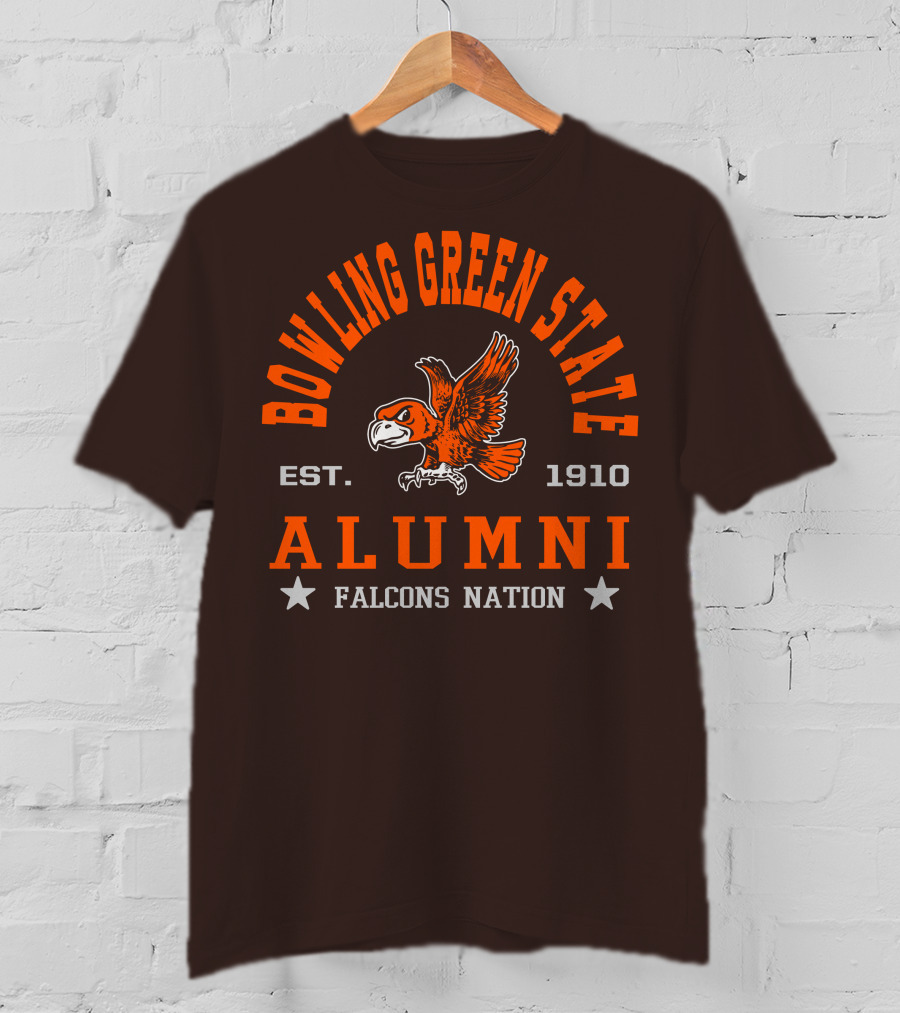 Bowling Green State University Falcons Alumni Est. 1910 Nation T-Shirt