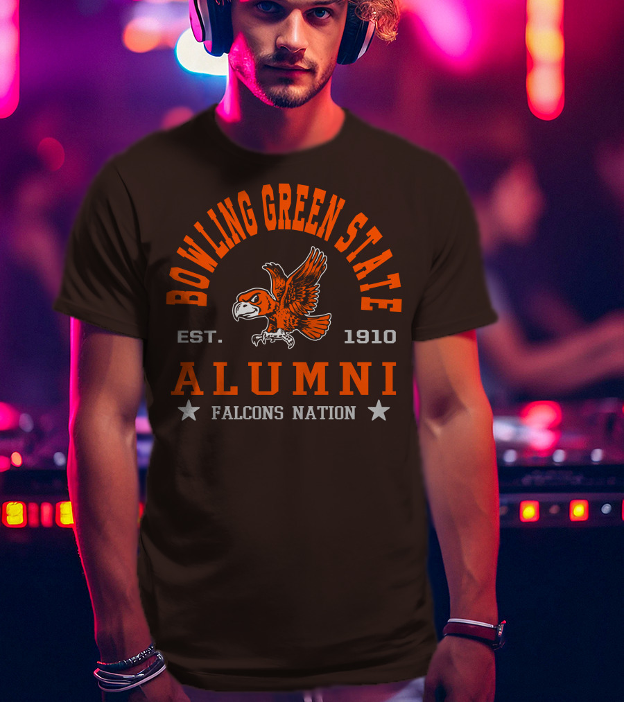 Bowling Green State University Falcons Alumni Est. 1910 Nation T-Shirt