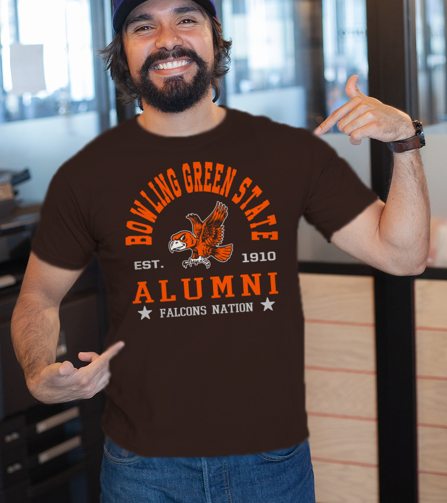 Bowling Green State University Falcons Alumni Est. 1910 Nation T-Shirt