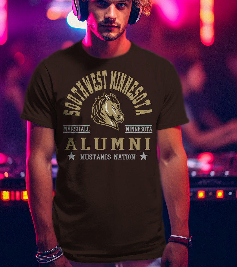 Southwest Minnesota Marshall Alumni Mustangs Nation T-Shirt