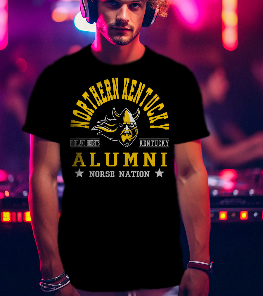 Northern Kentucky Alumni Norse Nation Highland Heights Kentucky T-Shirt