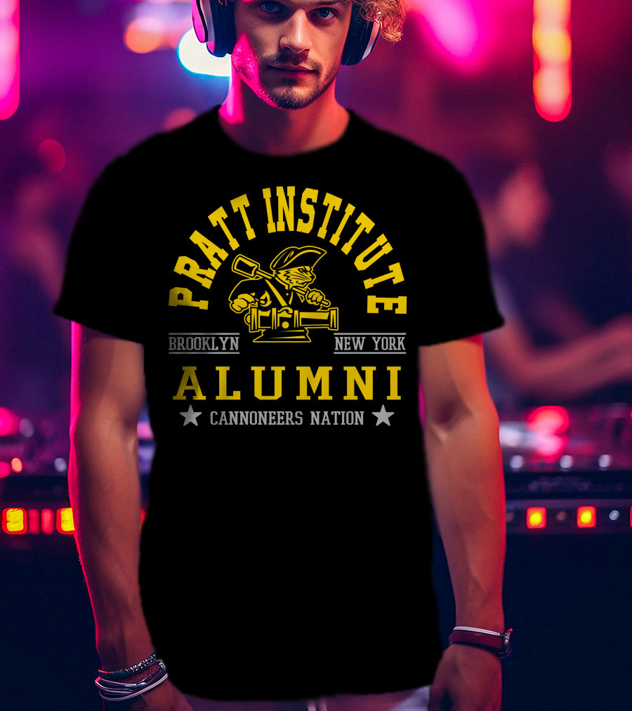 Pratt Institute Brooklyn New York Alumni Cannoneers Nation T-Shirt