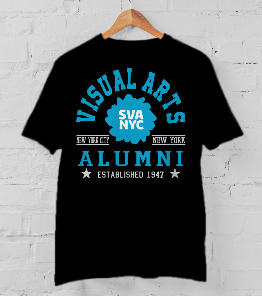SVA NYC Visual Arts Alumni New York City Established 1947 T-Shirt