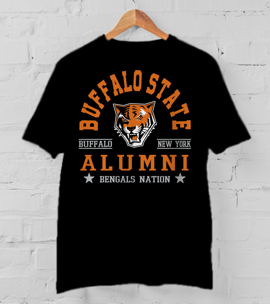 Buffalo State New York Alumni Bengals Nation T-Shirt