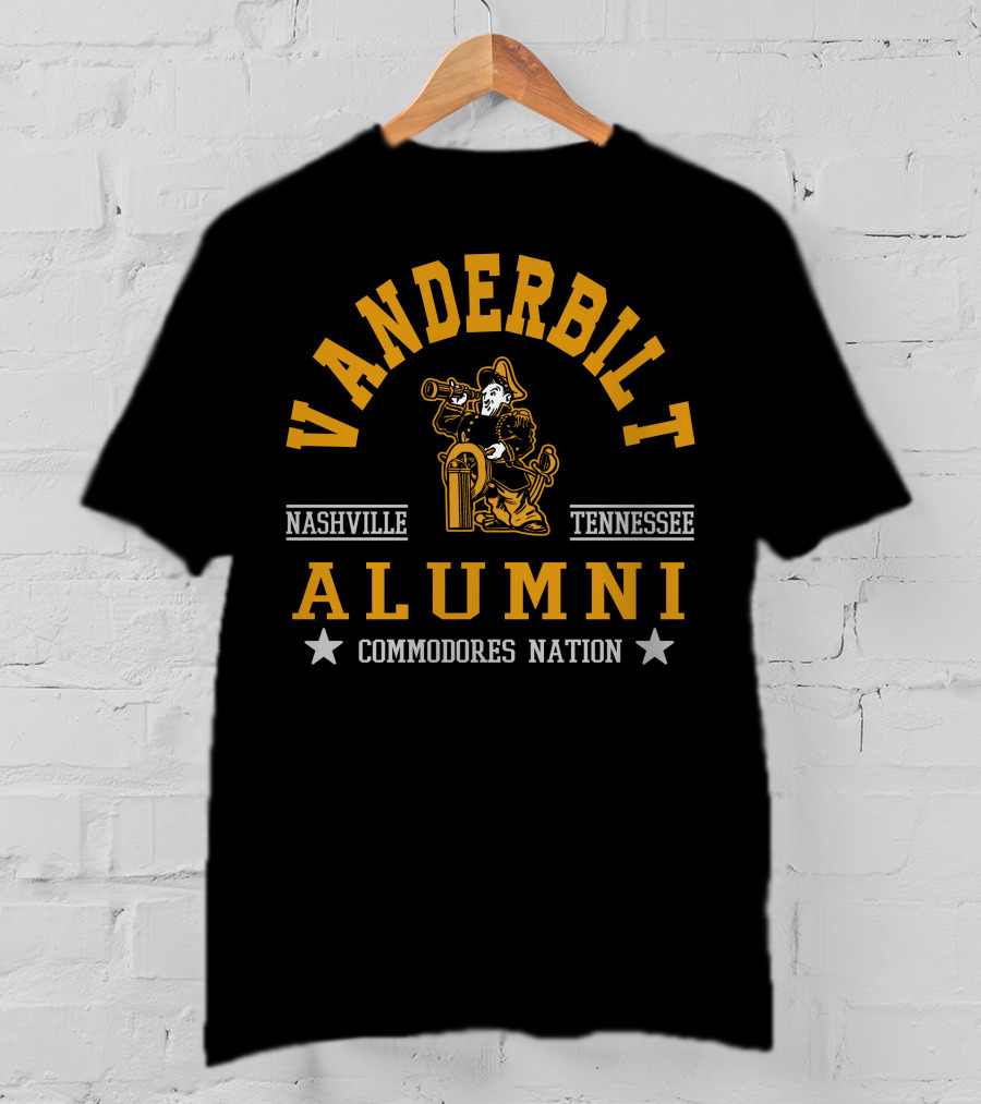 Vanderbilt Alumni Nashville Tennessee Commodores Nation T-Shirt