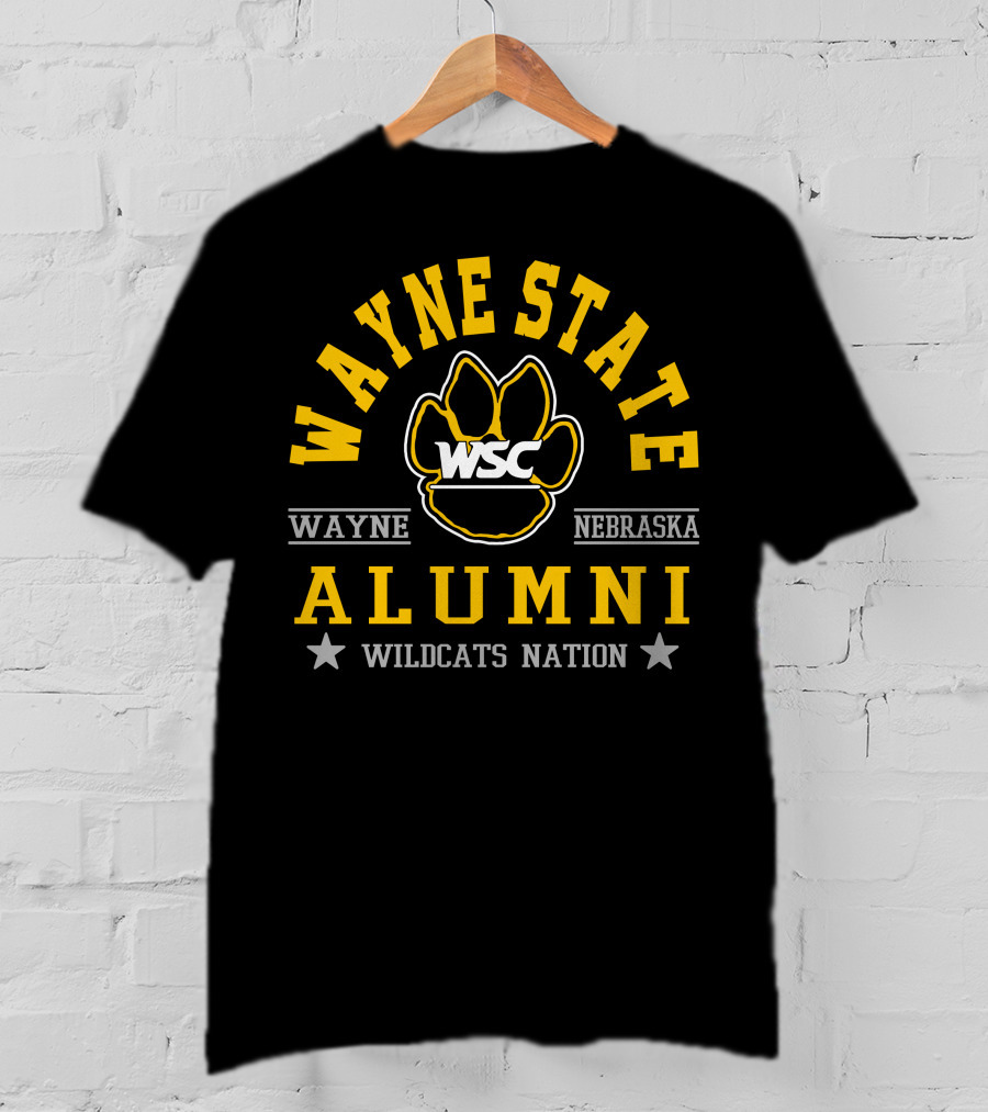 Wayne State Alumni Wildcats Nation Nebraska WSC T-Shirt
