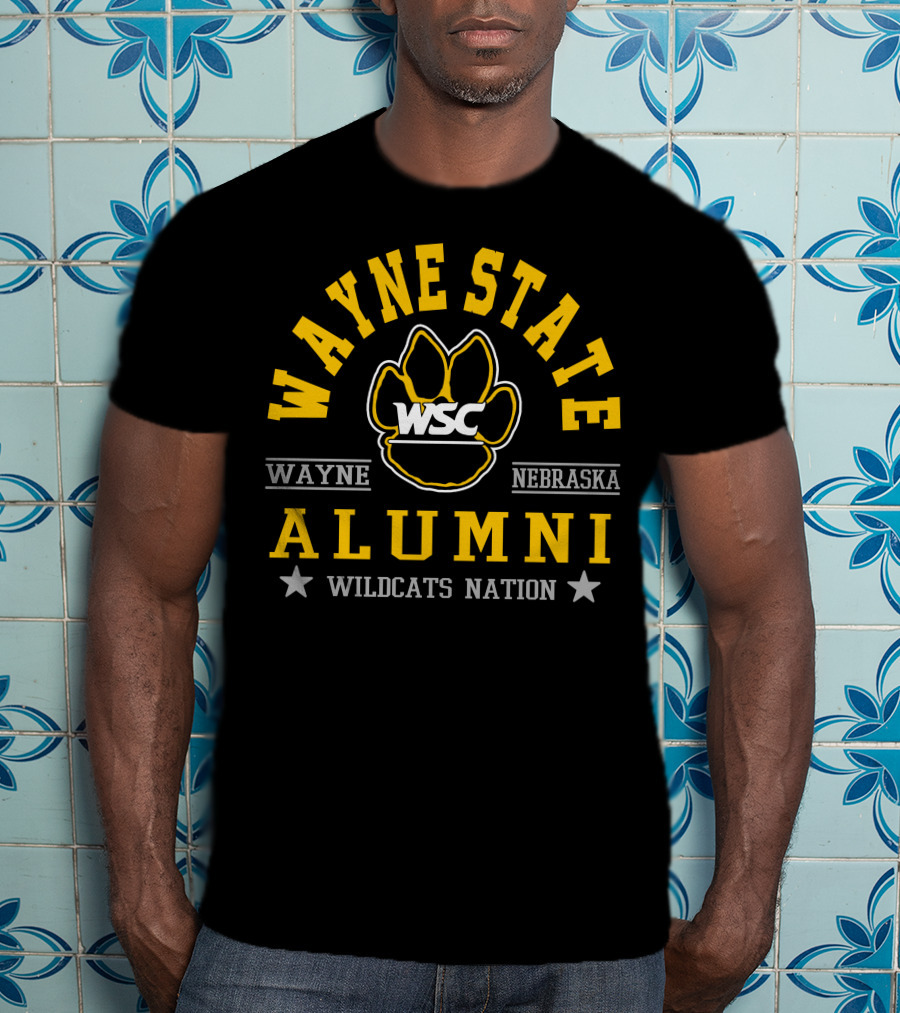 Wayne State Alumni Wildcats Nation Nebraska WSC T-Shirt