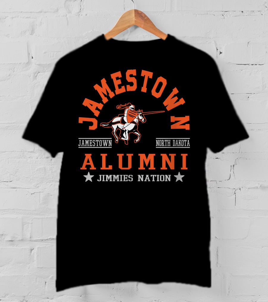 Jamestown College Alumni Jimmies Nation North Dakota T-Shirt