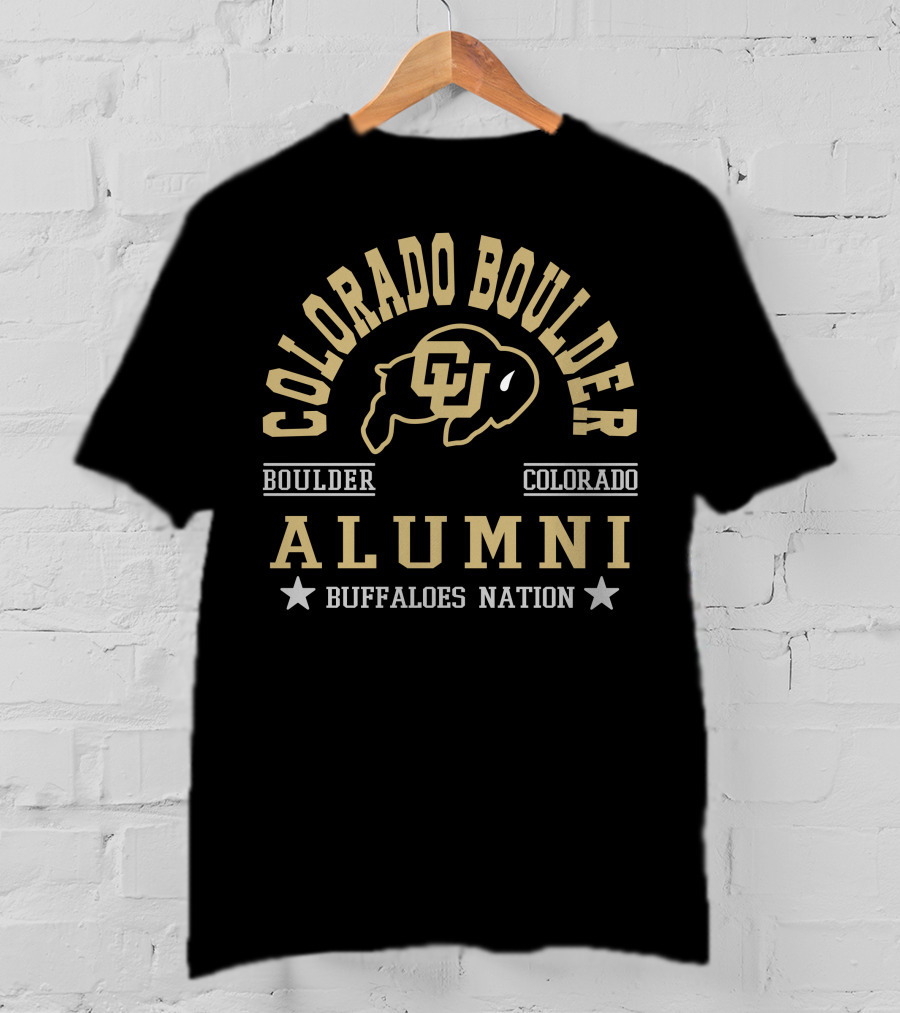 Colorado Boulder Alumni Buffaloes Nation Boulder Colorado T-Shirt