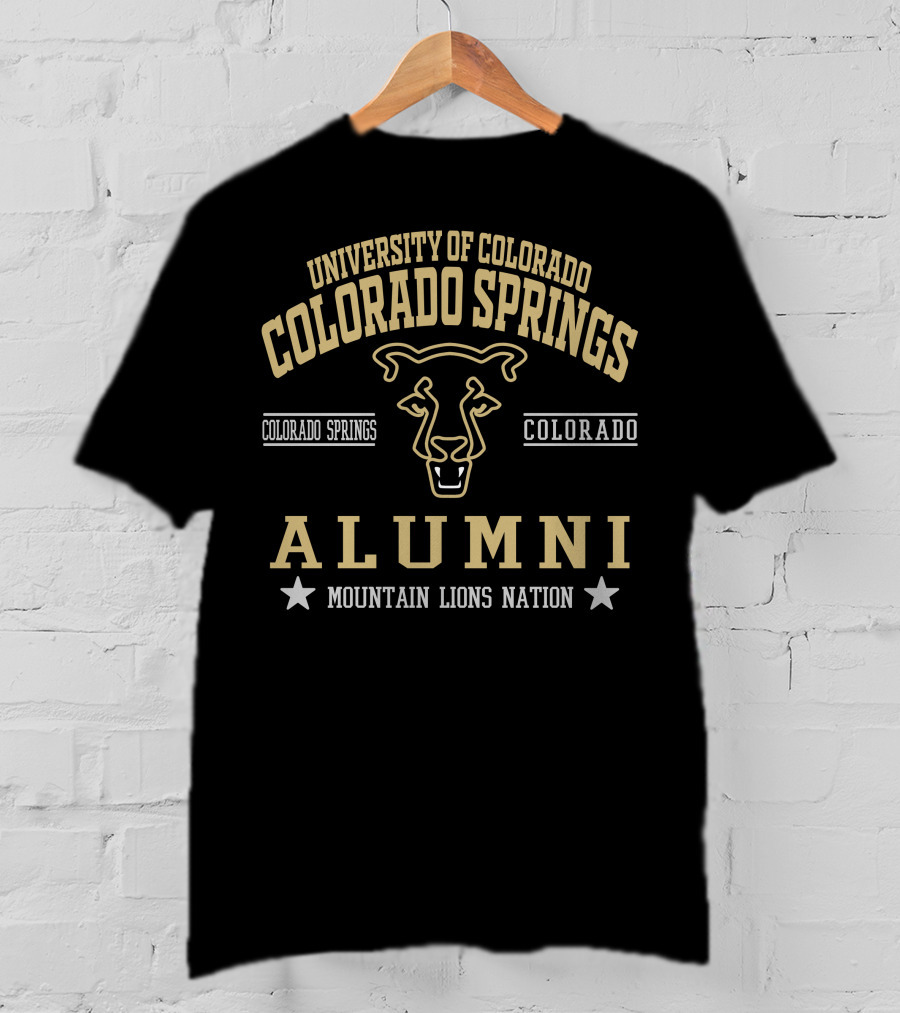 University Of Colorado Colorado Springs Alumni Mountain Lions Nation T-Shirt