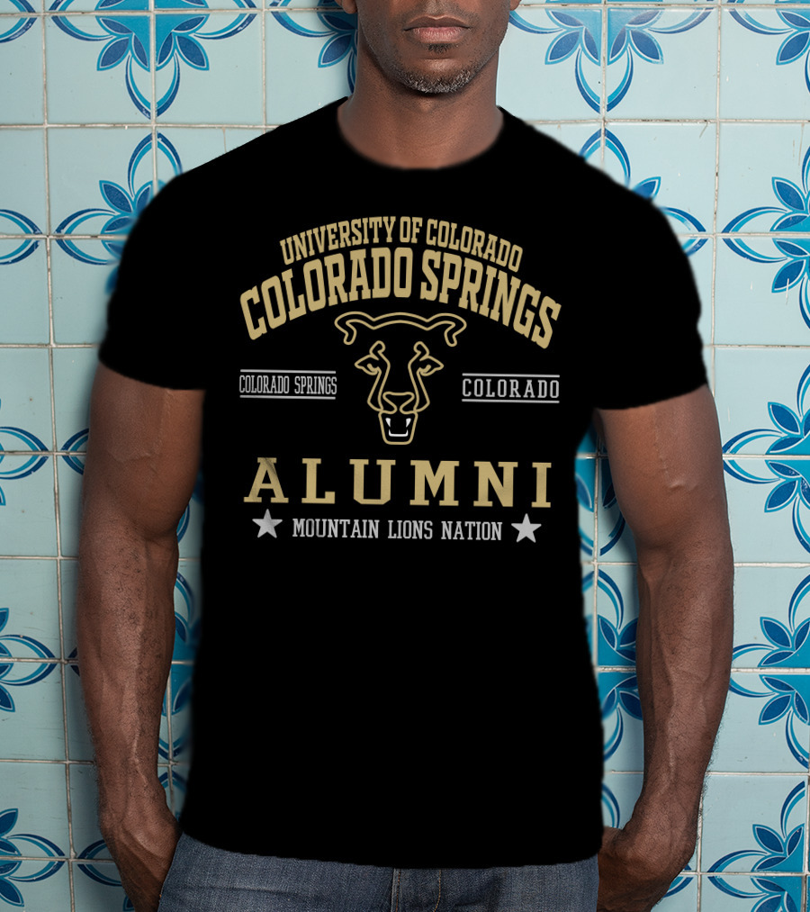 University Of Colorado Colorado Springs Alumni Mountain Lions Nation T-Shirt