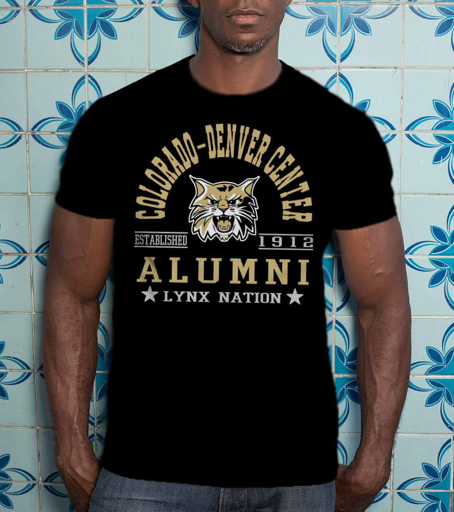 Colorado-Denver Center Alumni Lynx Nation Established 1912 T-Shirt