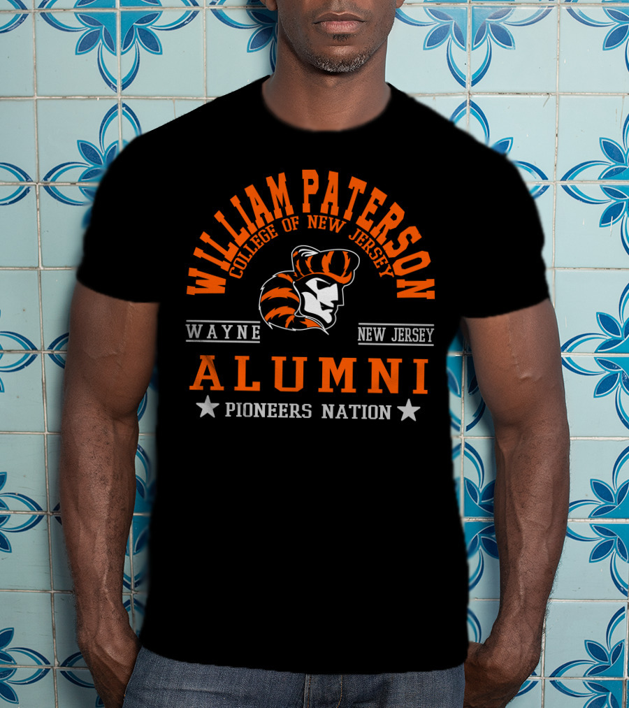 William Paterson College Of New Jersey Alumni Wayne Pioneers Nation T-Shirt