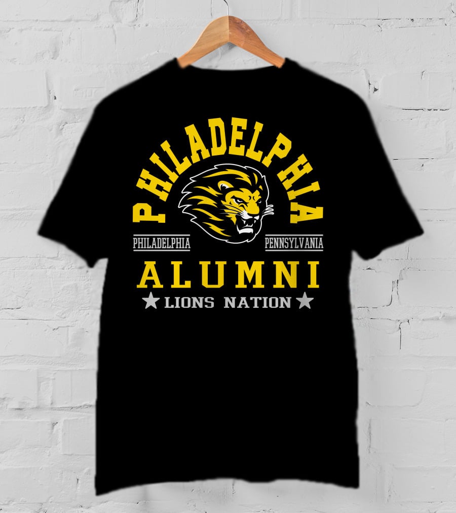 Philadelphia Pennsylvania Alumni Lions Nation T-Shirt