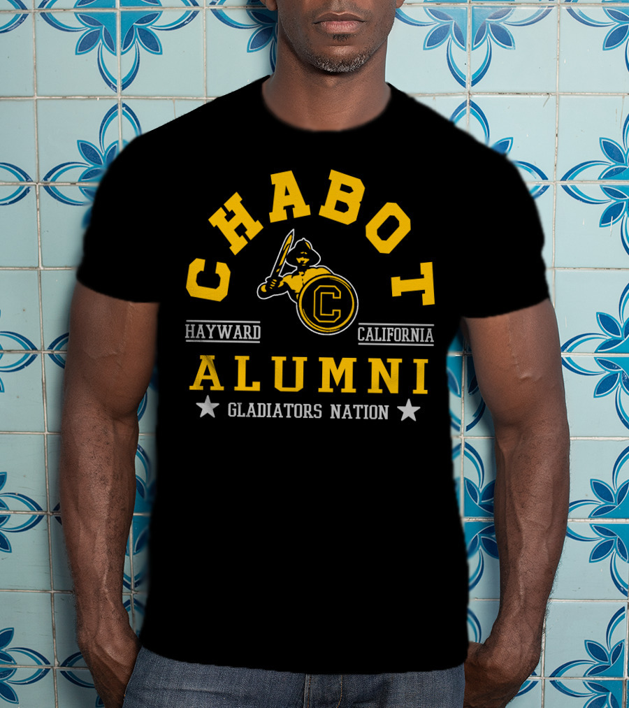Chabot College Alumni Hayward California Gladiators Nation T-Shirt
