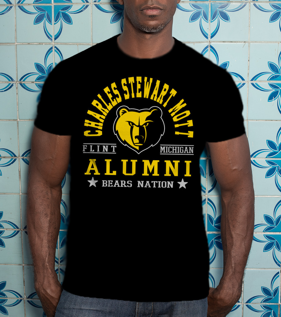Charles Stewart Mott Flint Michigan Alumni Bears Nation T-Shirt