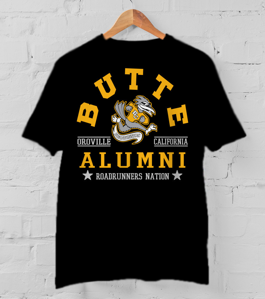 Butte College Alumni Roadrunners Nation Oroville California T-Shirt