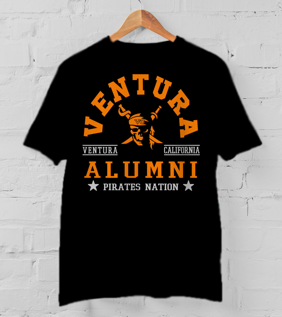 Ventura Alumni Pirates Nation California Ventura College T-Shirt