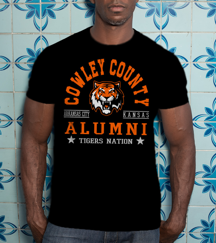 Cowley County Alumni Arkansas City Kansas Tigers Nation T-Shirt