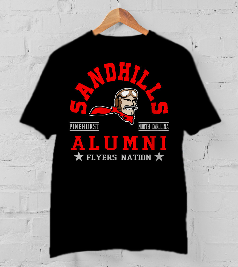 Sandhills Alumni Pinehurst North Carolina Flyers Nation T-Shirt