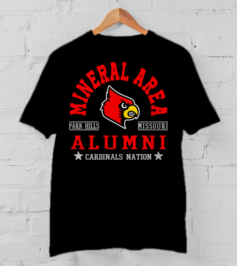 Mineral Area Alumni Cardinals Nation Park Hills Missouri T-Shirt