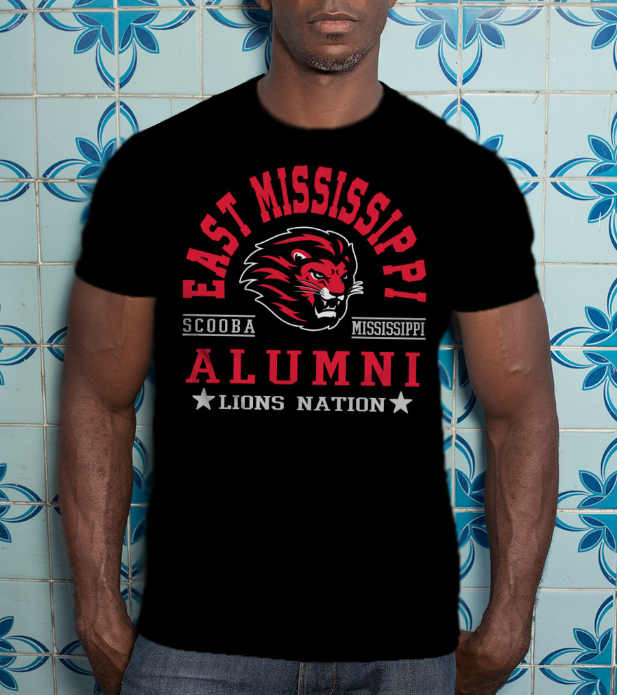 East Mississippi Alumni Lions Nation Scooba Mississippi T-Shirt