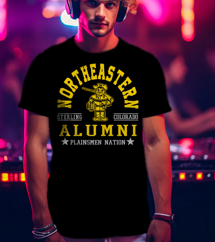 Northeastern Sterling Colorado Alumni Plainsmen Nation T-Shirt