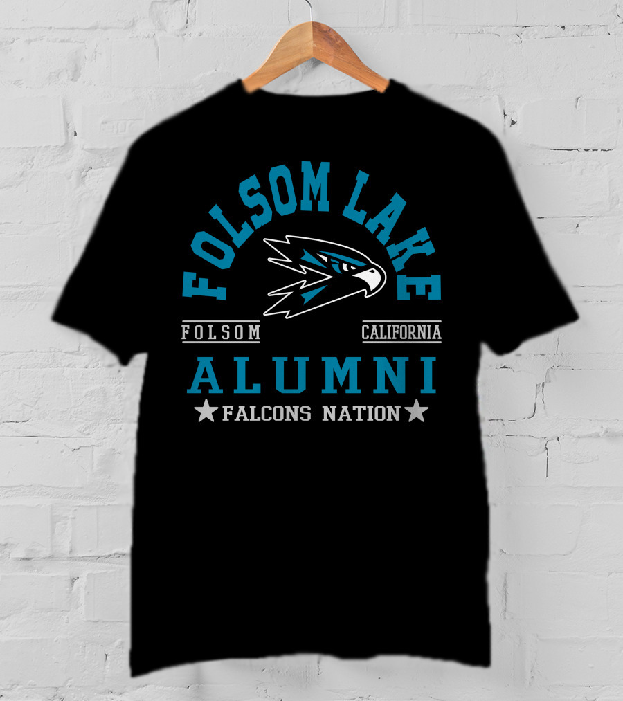 Folsom Lake College Alumni Falcons Nation California T-Shirt
