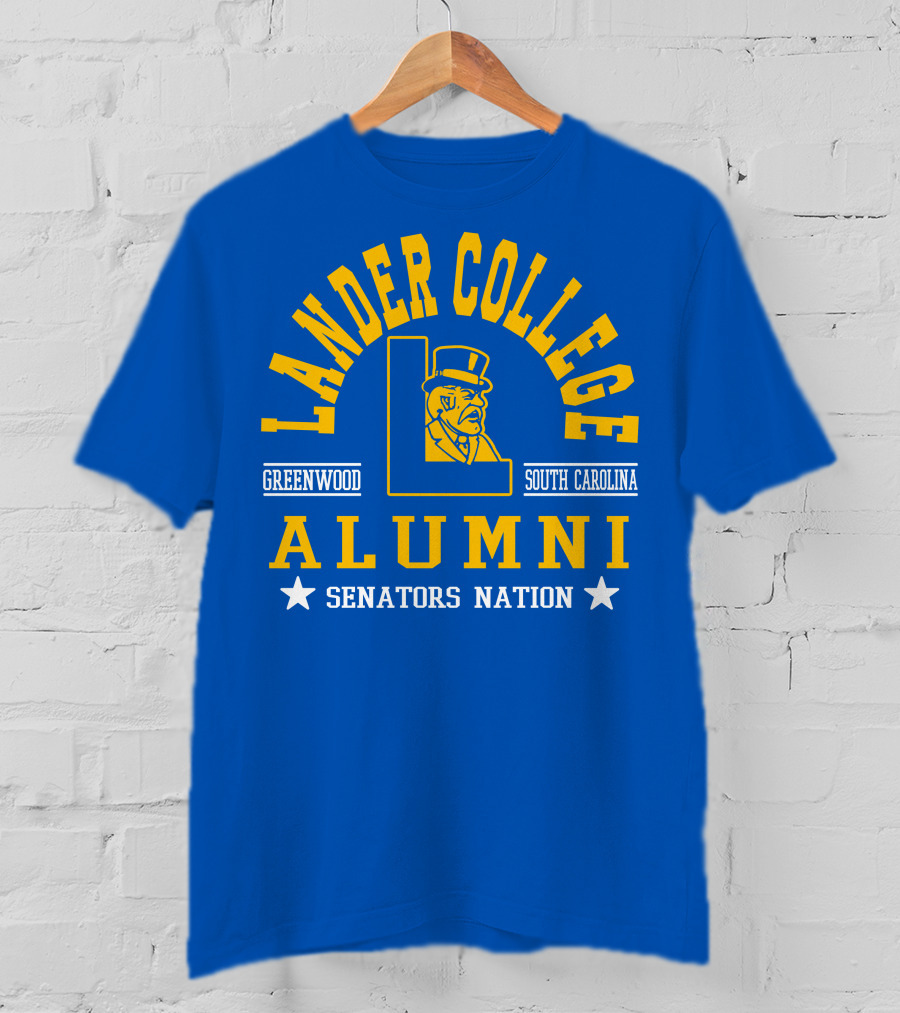 Lander College Alumni Senators Nation Greenwood South Carolina T-Shirt