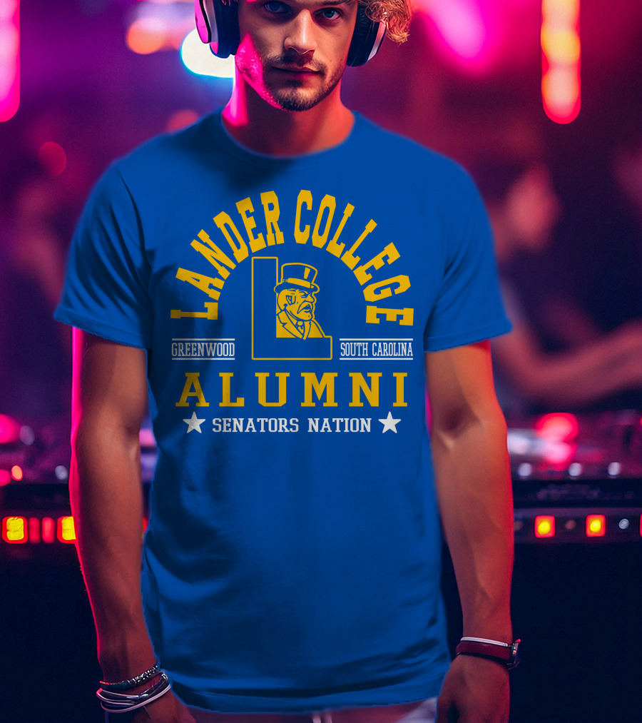 Lander College Alumni Senators Nation Greenwood South Carolina T-Shirt