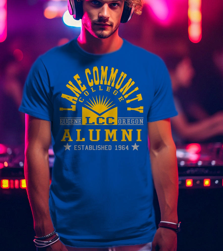 Lane Community College LCC Alumni Eugene Oregon Established 1964 T-Shirt