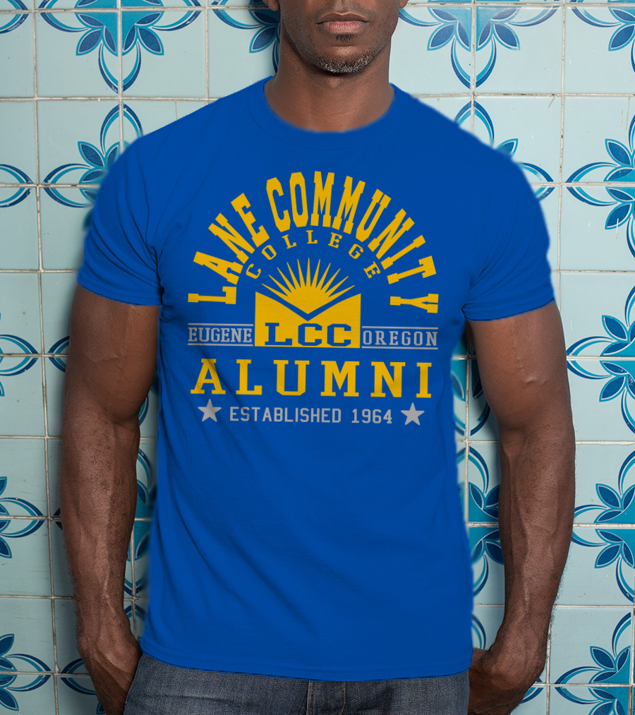 Lane Community College LCC Alumni Eugene Oregon Established 1964 T-Shirt