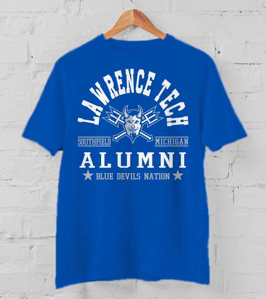 Lawrence Tech Southfield Michigan Alumni Blue Devils Nation T-Shirt