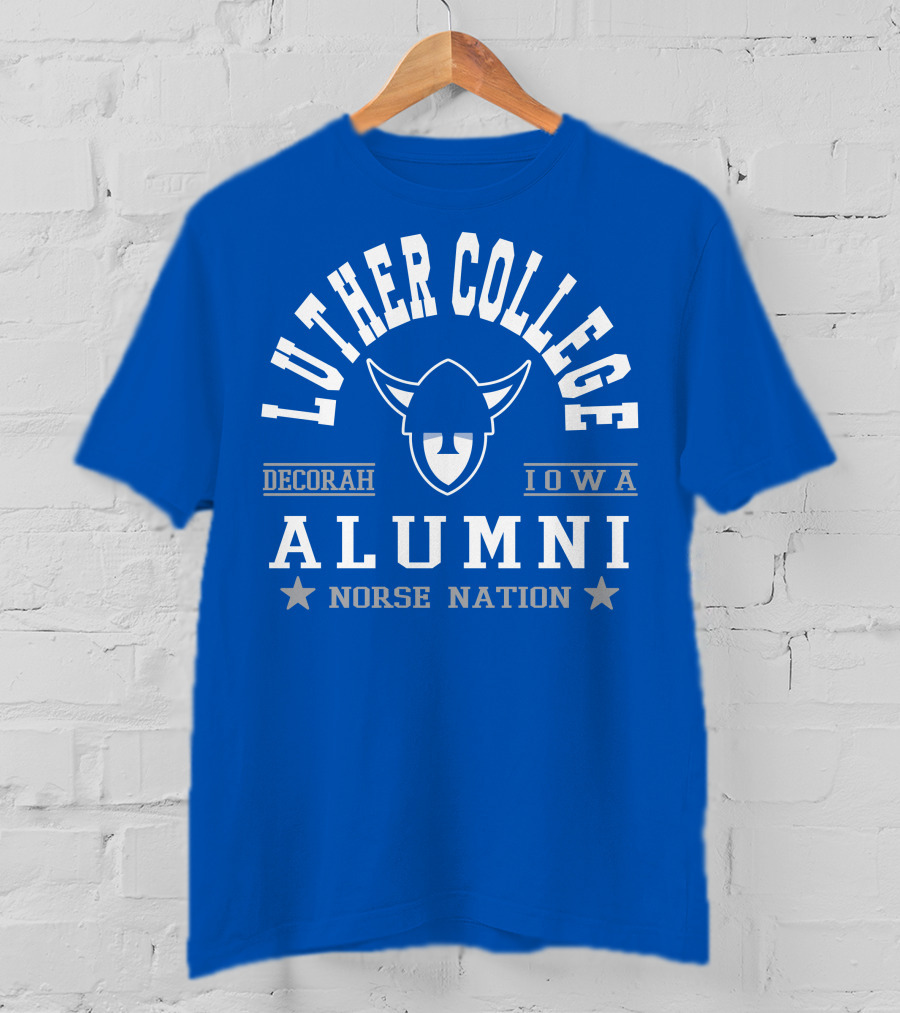 Luther College Alumni Norse Nation Decorah Iowa T-Shirt