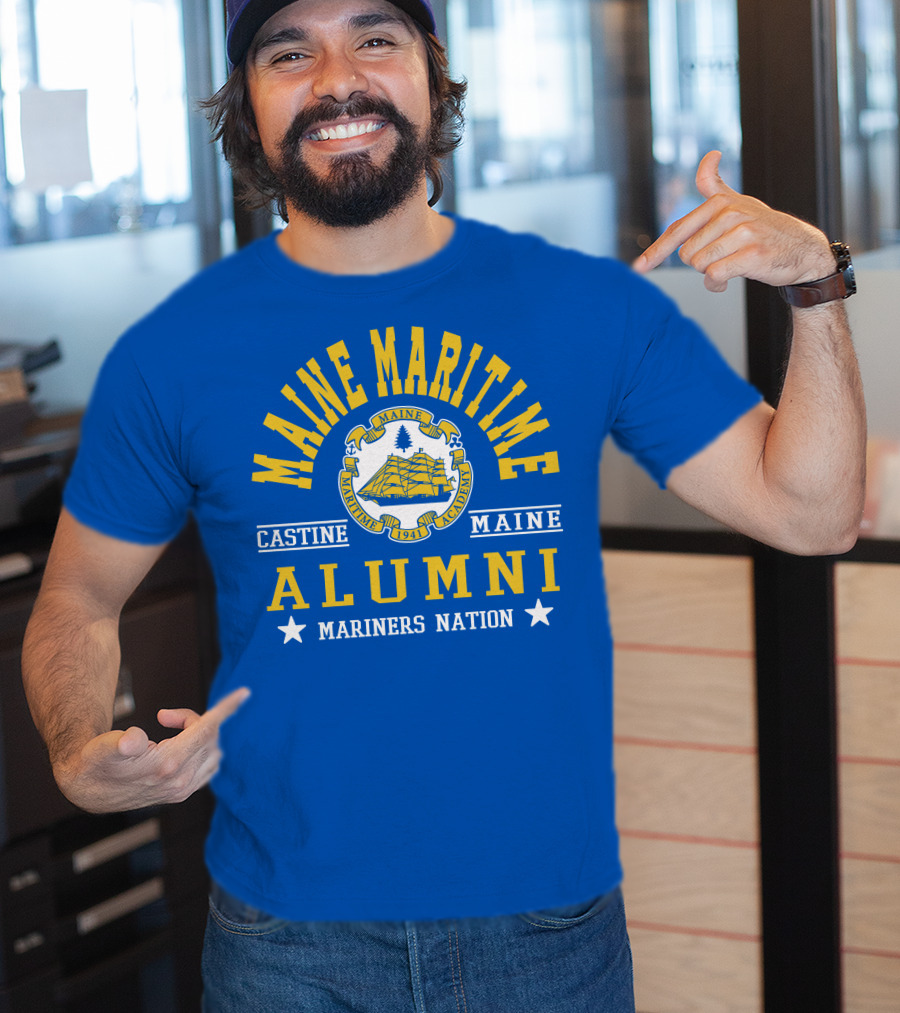 Maine Maritime Academy Castine Alumni Mariners Nation T-Shirt
