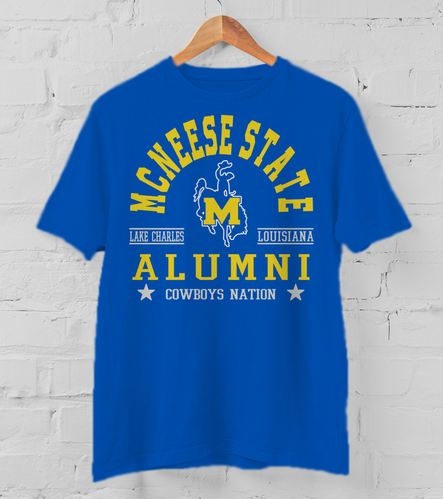 McNeese State University Alumni Cowboys Nation Lake Charles Louisiana T-Shirt