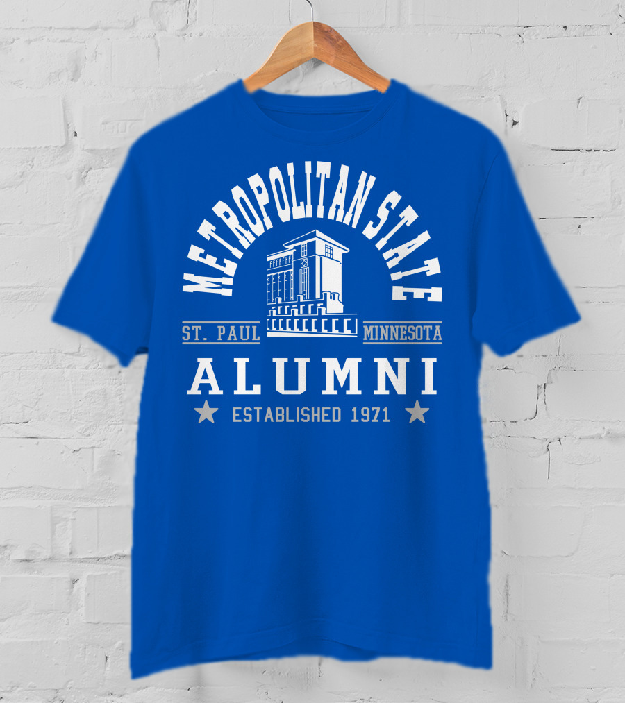 Metropolitan State Alumni St. Paul Minnesota Established 1971 T-Shirt