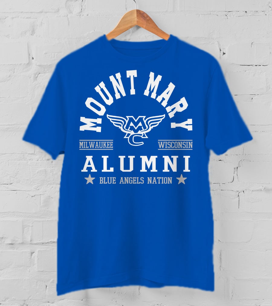 Mount Mary Milwaukee Wisconsin Alumni Blue Angels Nation T-Shirt