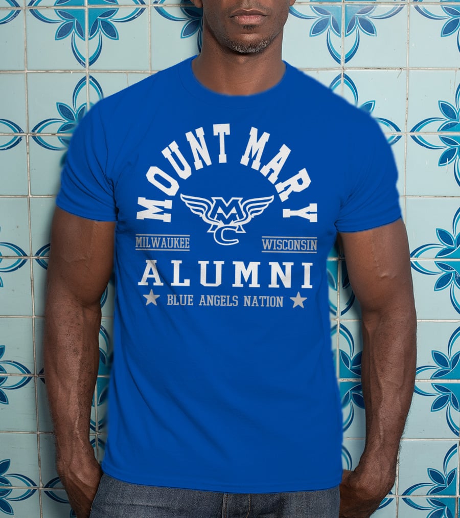 Mount Mary Milwaukee Wisconsin Alumni Blue Angels Nation T-Shirt